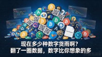 现在多少种数字货币啊?翻了一圈数据,数字比你想象的多