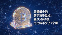 总量最少的数字货币盘点:最少只有1枚,比比特币少了7个零