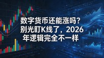 数字货币还能涨吗？别光盯K线了，2026年逻辑完全不一样