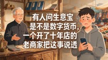 有人问生意宝是不是数字货币,一个开了十年店的老商家把这事说透