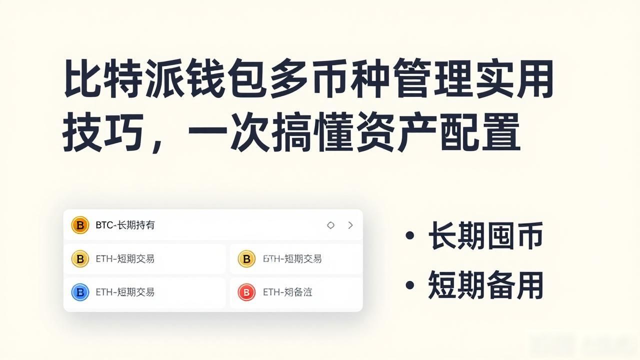 比特派钱包多币种管理实用技巧,一次搞懂资产配置