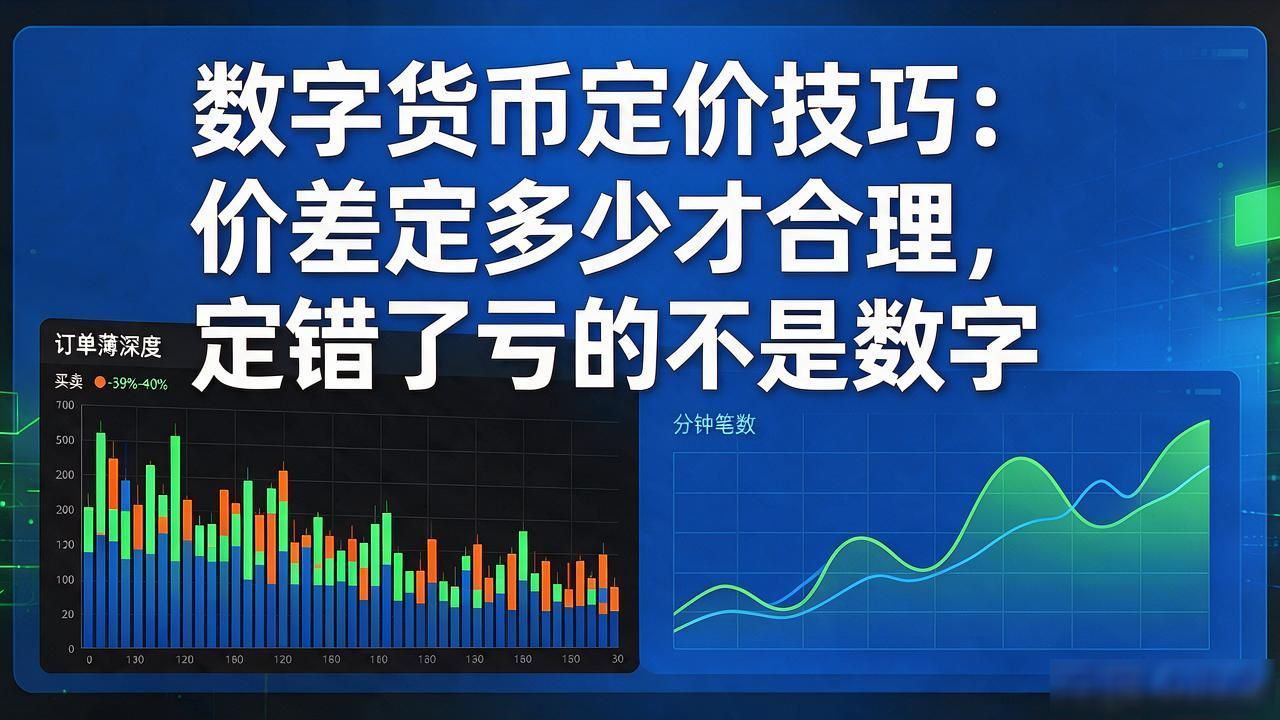 数字货币定价技巧:价差定多少才合理,定错了亏的不是数字