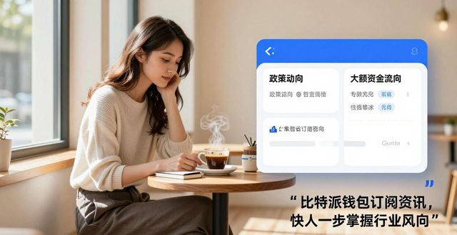 比特派钱包订阅资讯,快人一步掌握行业风向