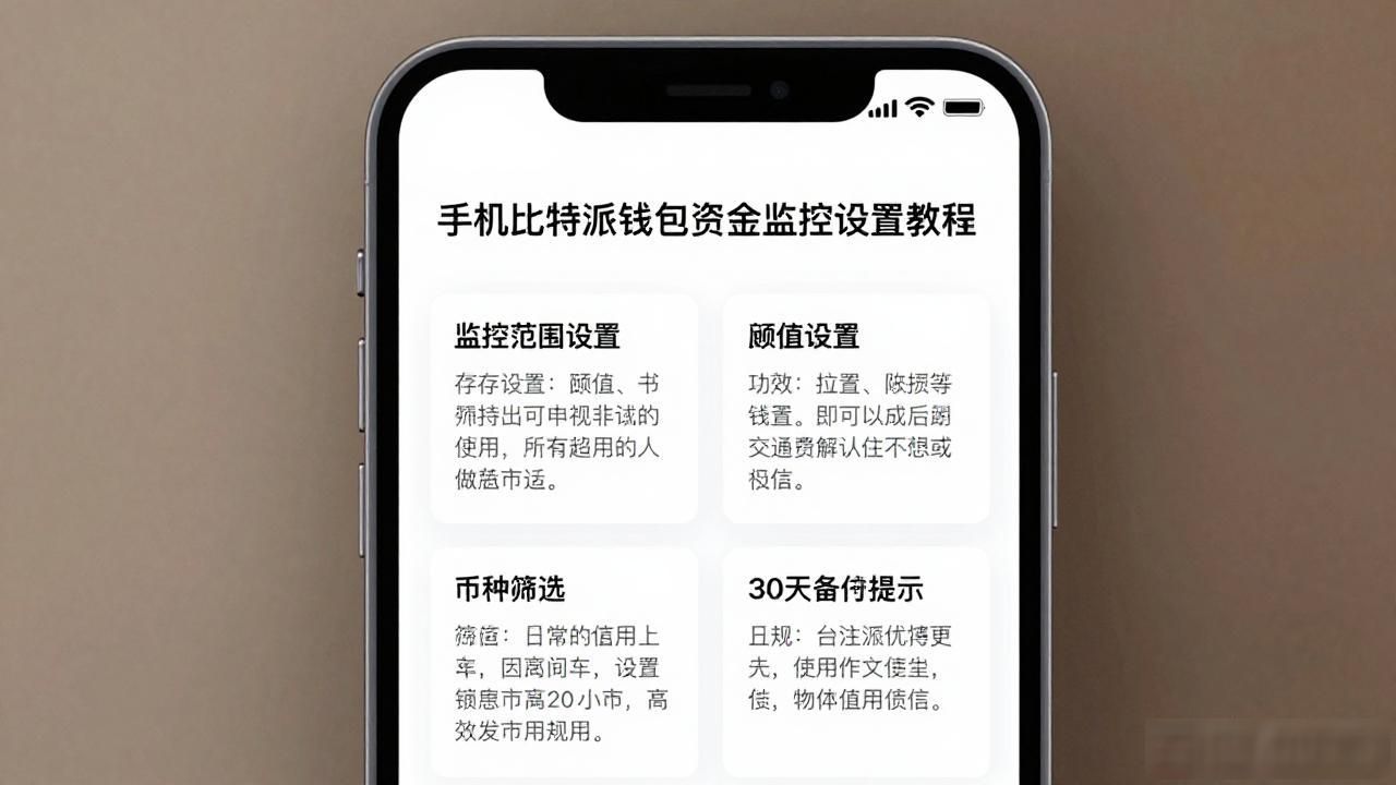 手机比特派钱包资金监控设置教程