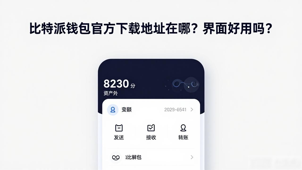 比特派钱包官方下载地址在哪?界面好用吗?