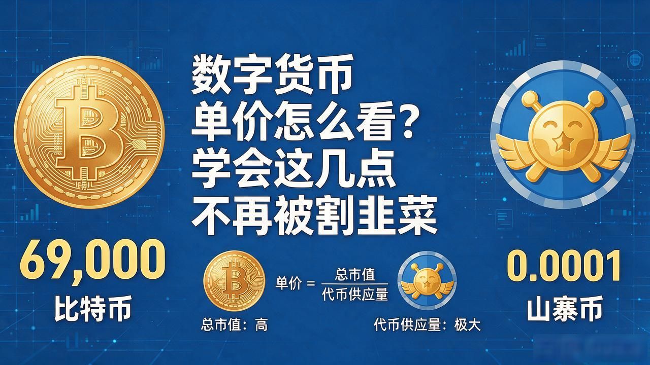 数字货币单价怎么看?学会这几点不再被割韭菜