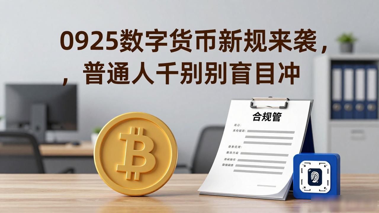 0925数字货币新规来袭,普通人千万别盲目冲