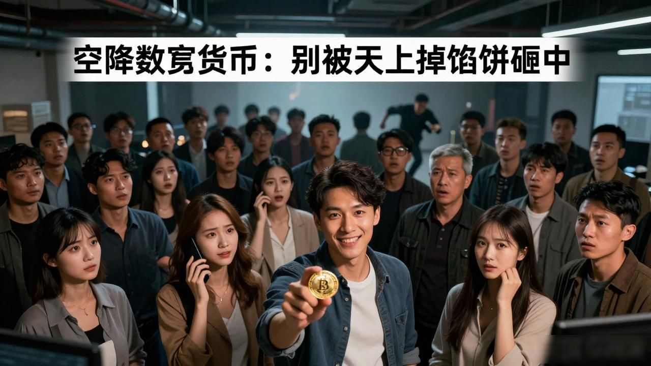 空降数字货币:别被天上掉馅饼砸中