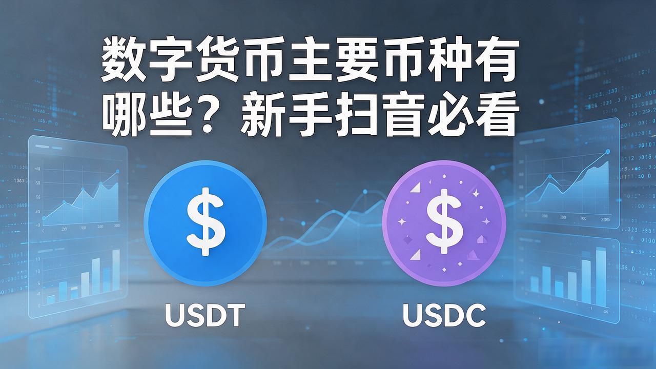 数字货币主要币种有哪些?新手扫盲必看