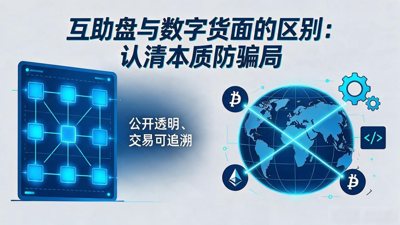 互助盘与数字货币的区别:认清本质防骗局