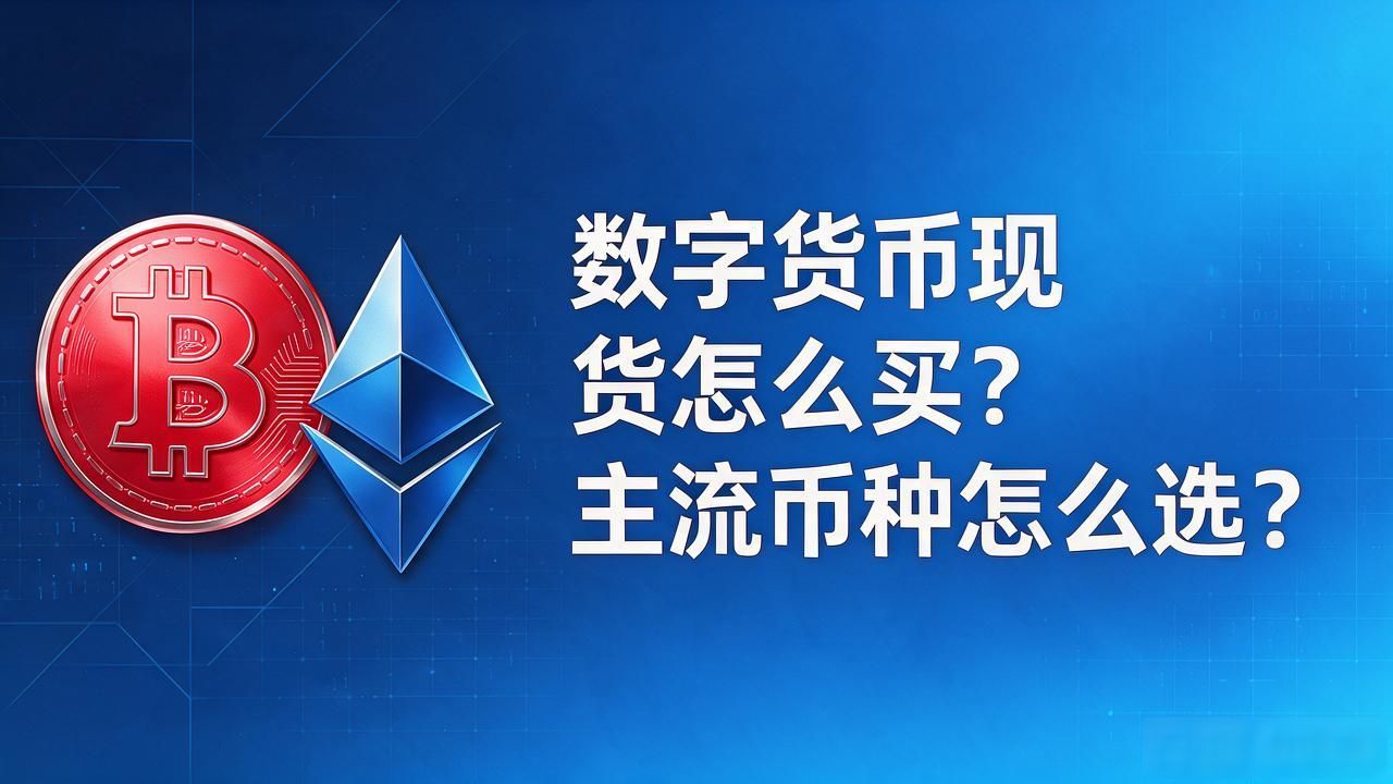 数字货币现货怎么买?主流币种怎么选?