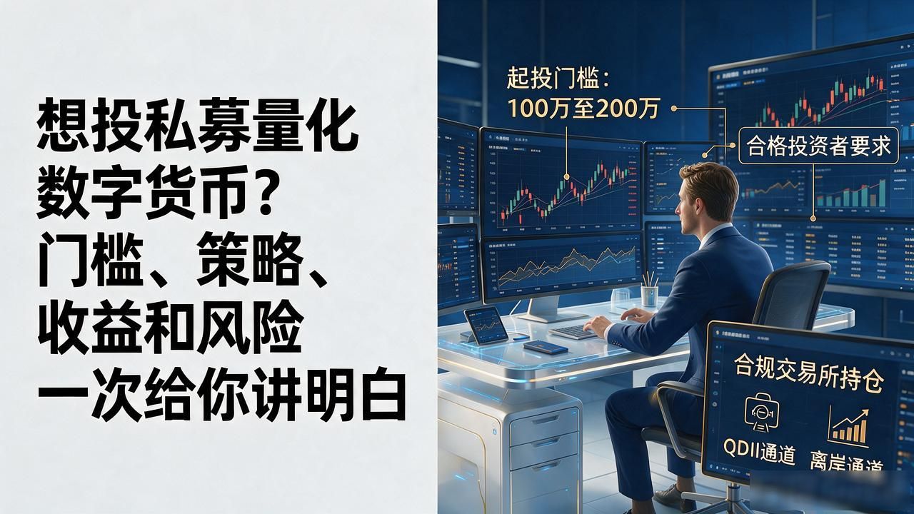 想投私募量化数字货币?门槛、策略、收益和风险一次给你讲明白
