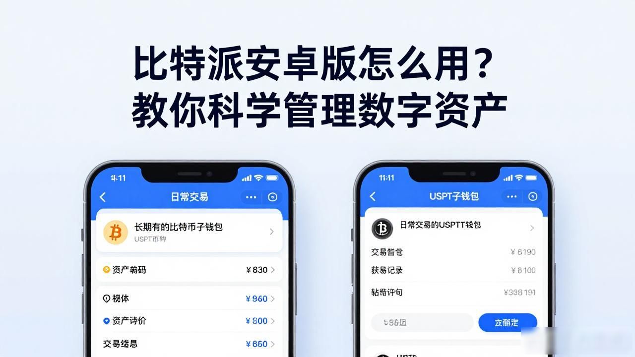 比特派安卓版怎么用?教你科学管理数字资产