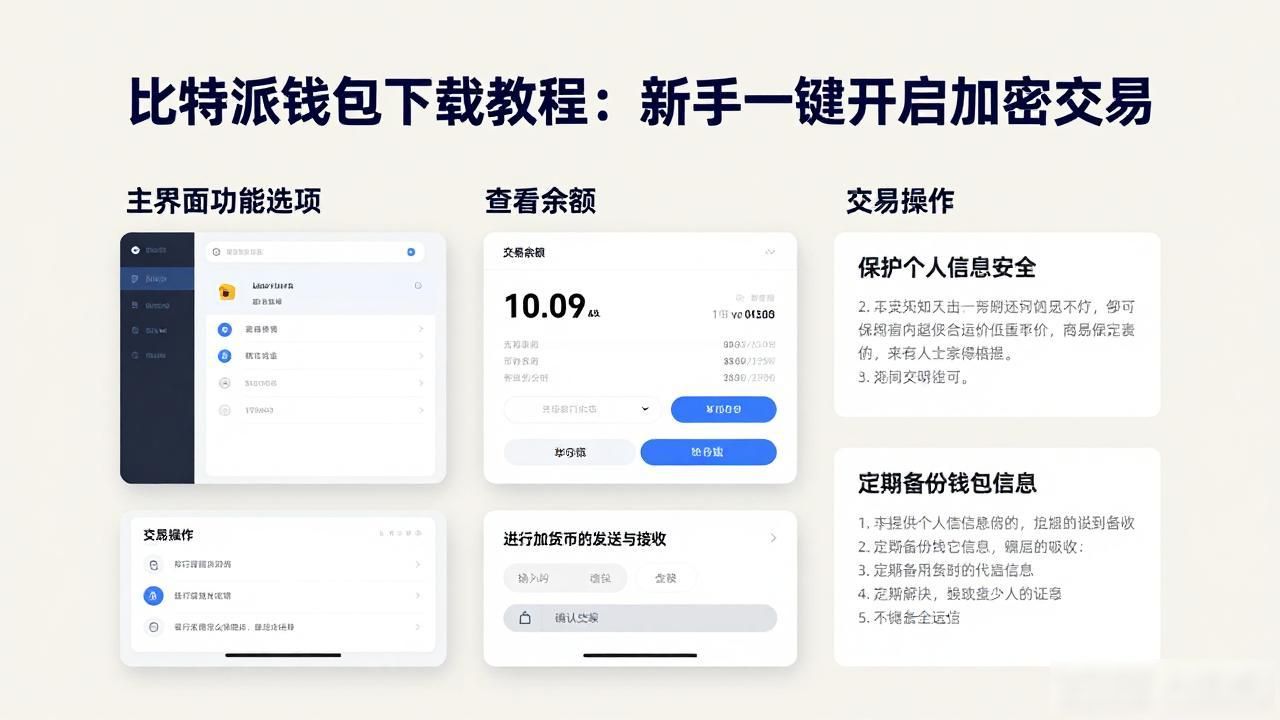 比特派钱包下载教程:新手一键开启加密交易