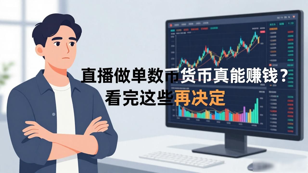 直播做单数字货币真能赚钱?看完这些再决定