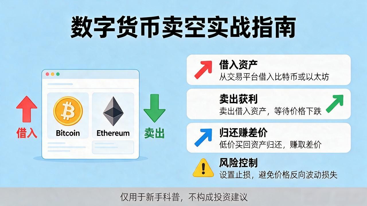 数字货币能卖空?新手双向获利实战指南