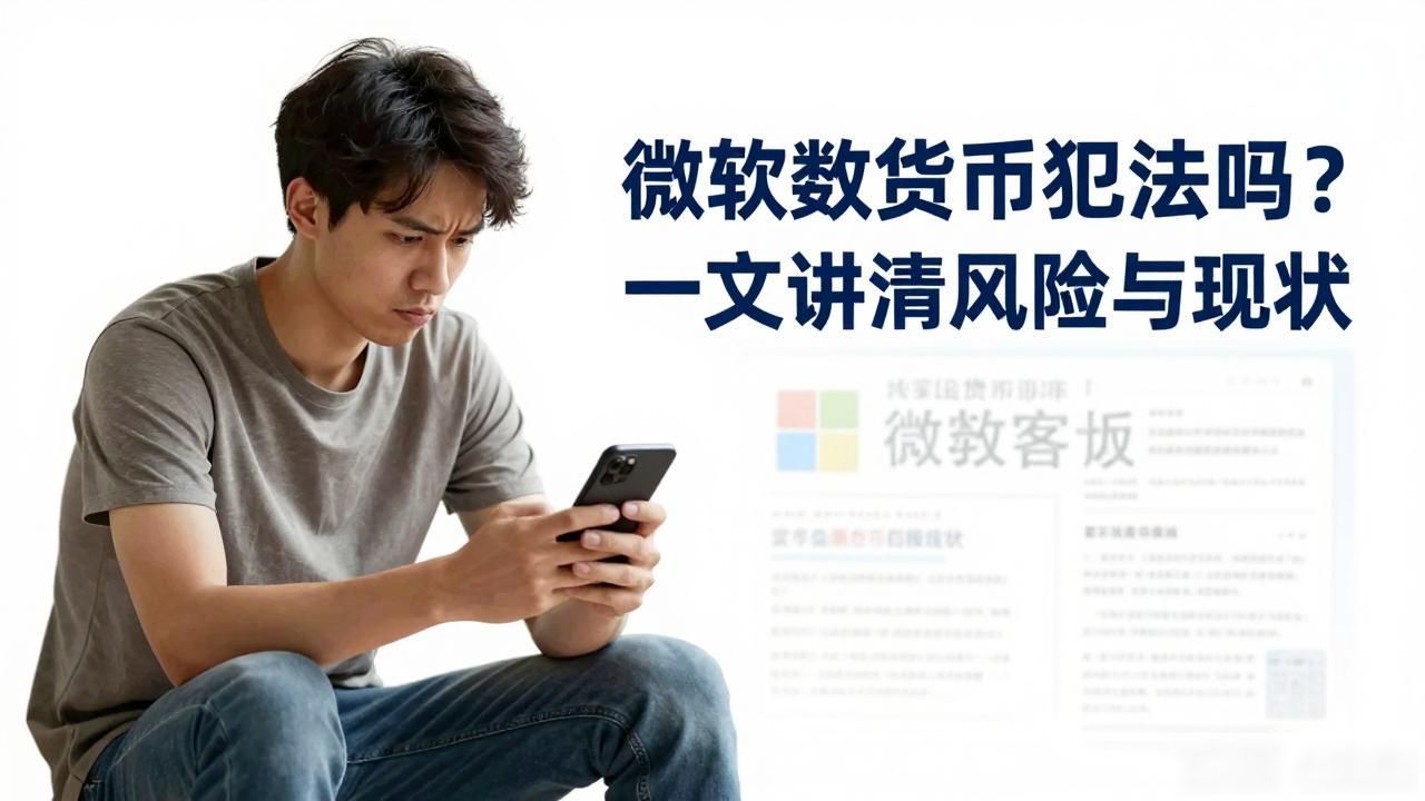 微软数字货币犯法吗?一文讲清风险与现状