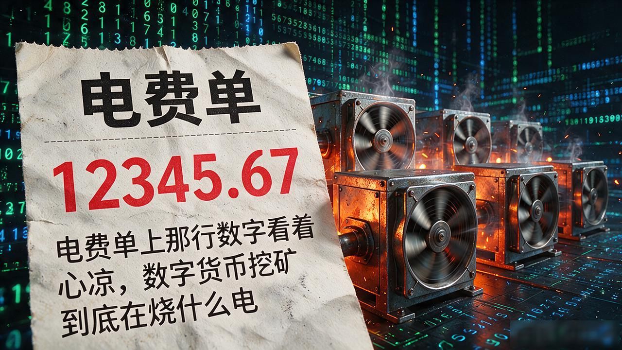 电费单上那行数字看着心凉,数字货币挖矿到底在烧什么电