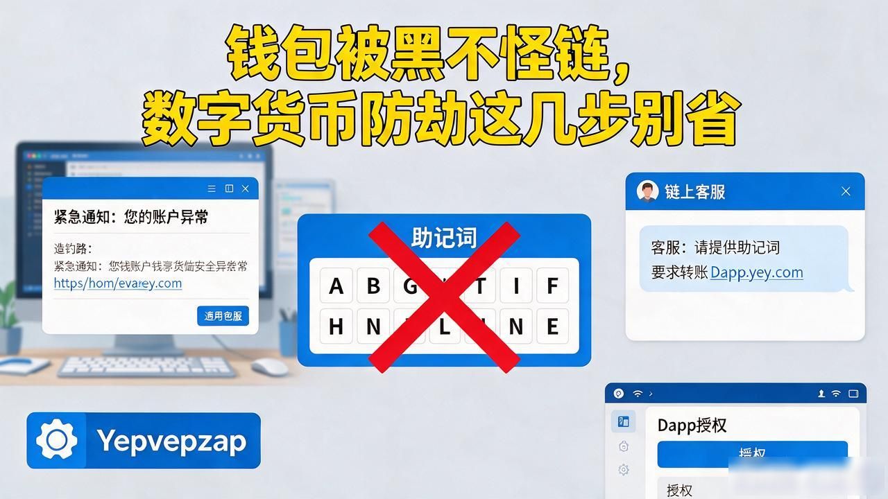 钱包被黑不怪链,数字货币防劫这几步别省