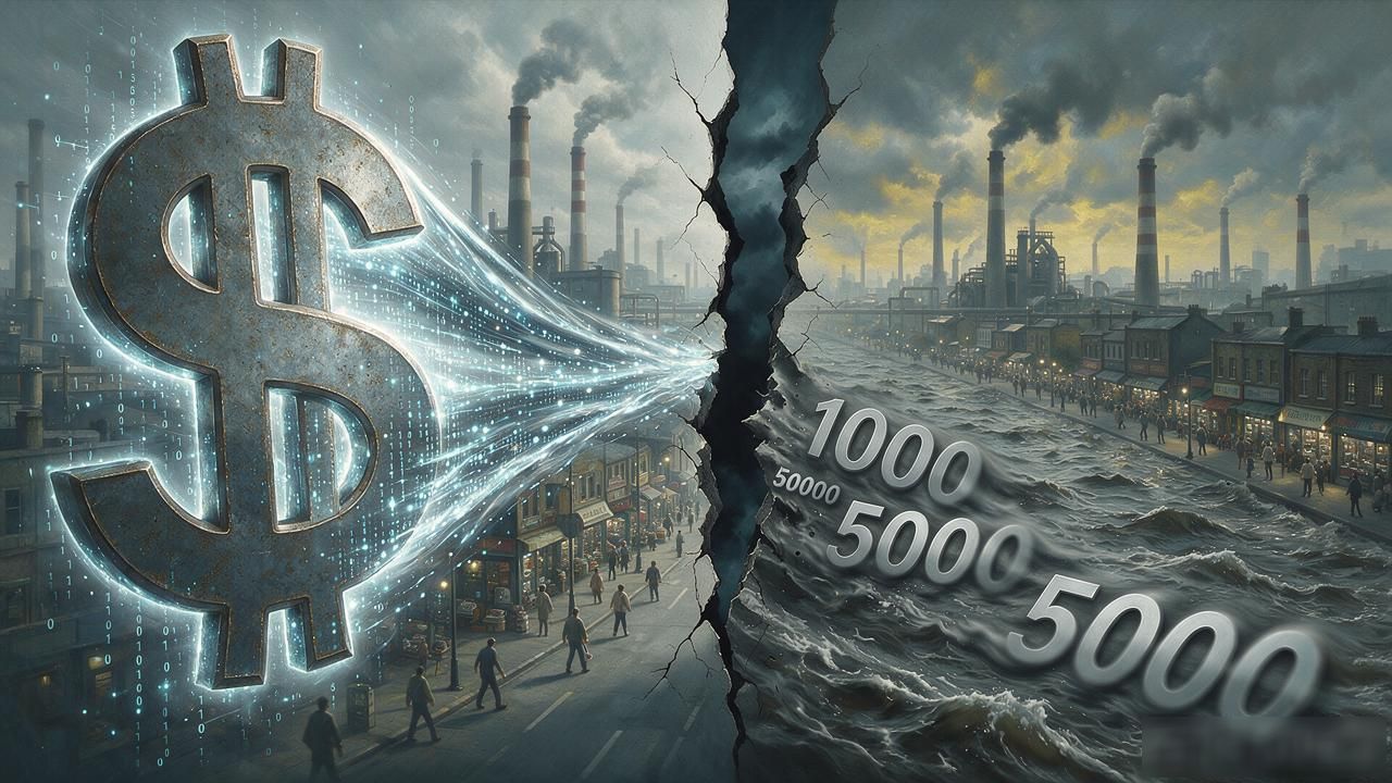 对货币数字的看法:钱越印越多,为什么我们反而觉得不够花