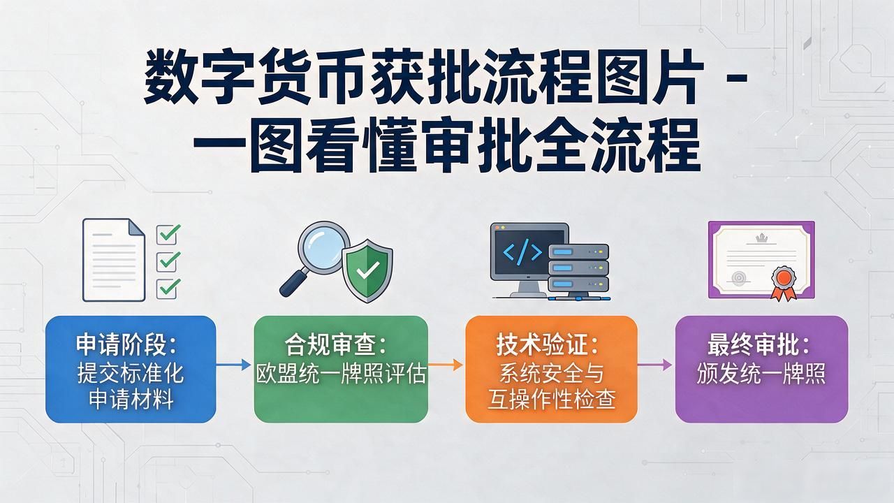 数字货币获批流程图片大全 - 一图看懂审批全流程