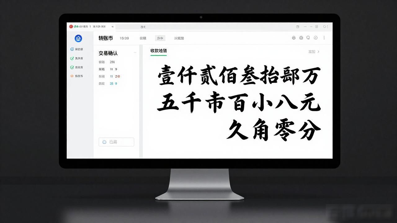 数字货币怎么写成汉字?转账大写转换全攻略
