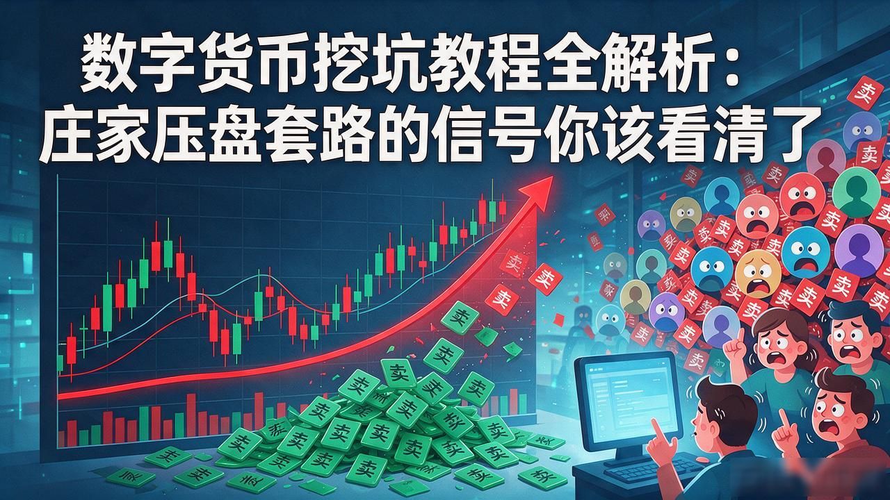 数字货币挖坑教程全解析:庄家压盘套路的信号你该看清了