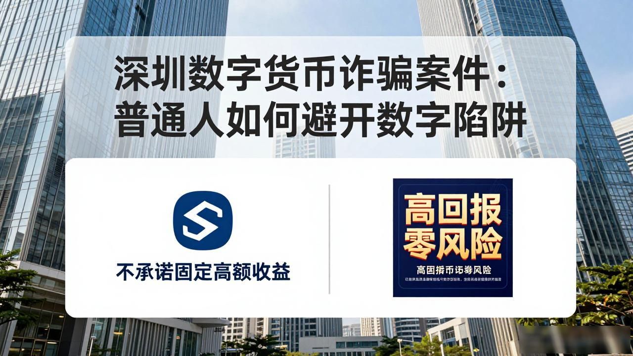 深圳数字货币诈骗案件:普通人如何避开数字陷阱