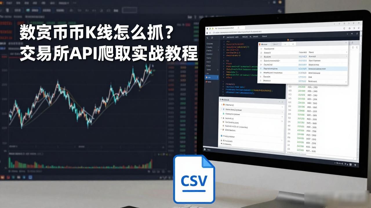 数字货币K线怎么抓?交易所API爬取实战教程