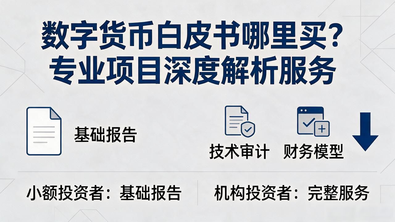 数字货币白皮书哪里买?专业项目深度解析服务