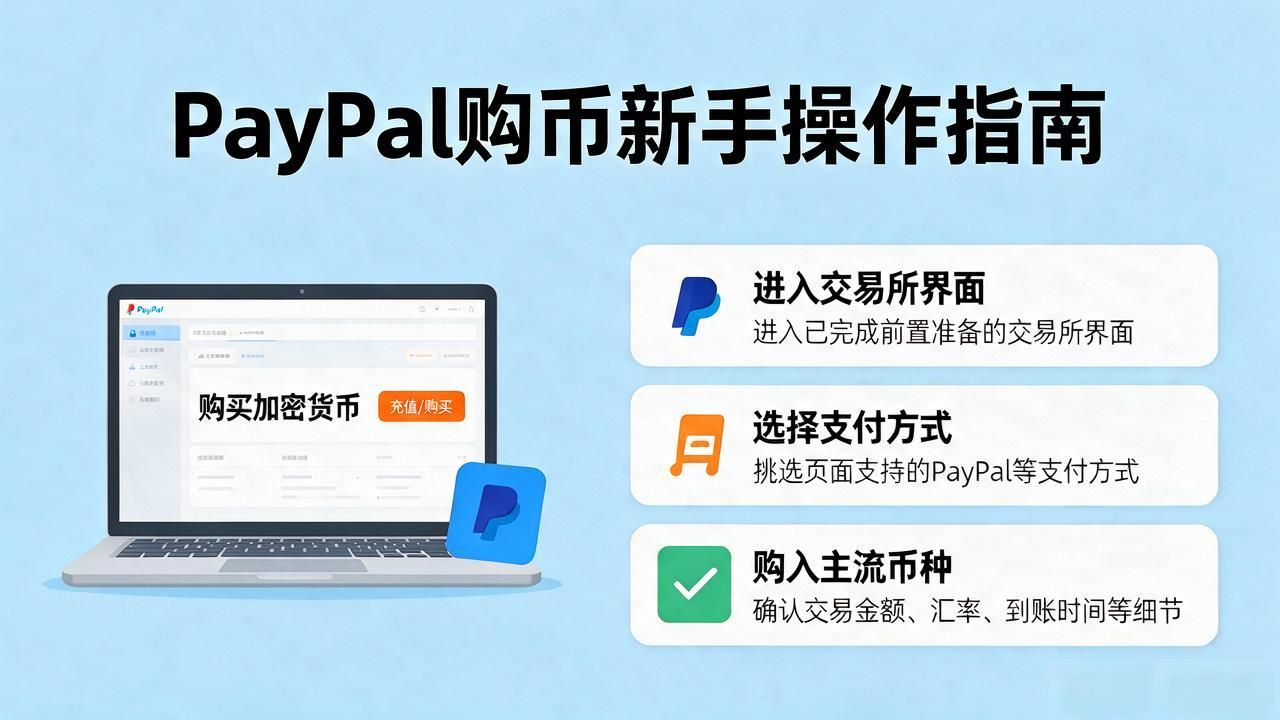如何用paypal买数字货币 新手操作指南