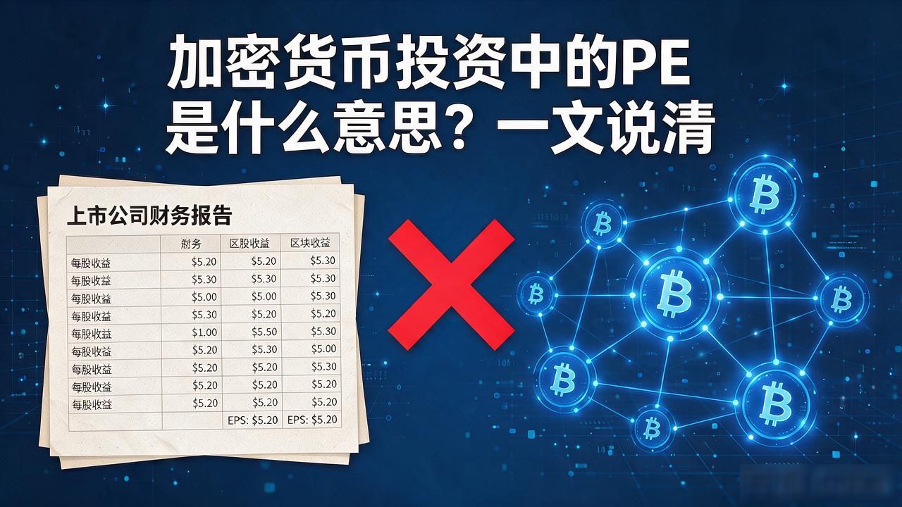 加密货币投资中的PE是什么意思?一文说清