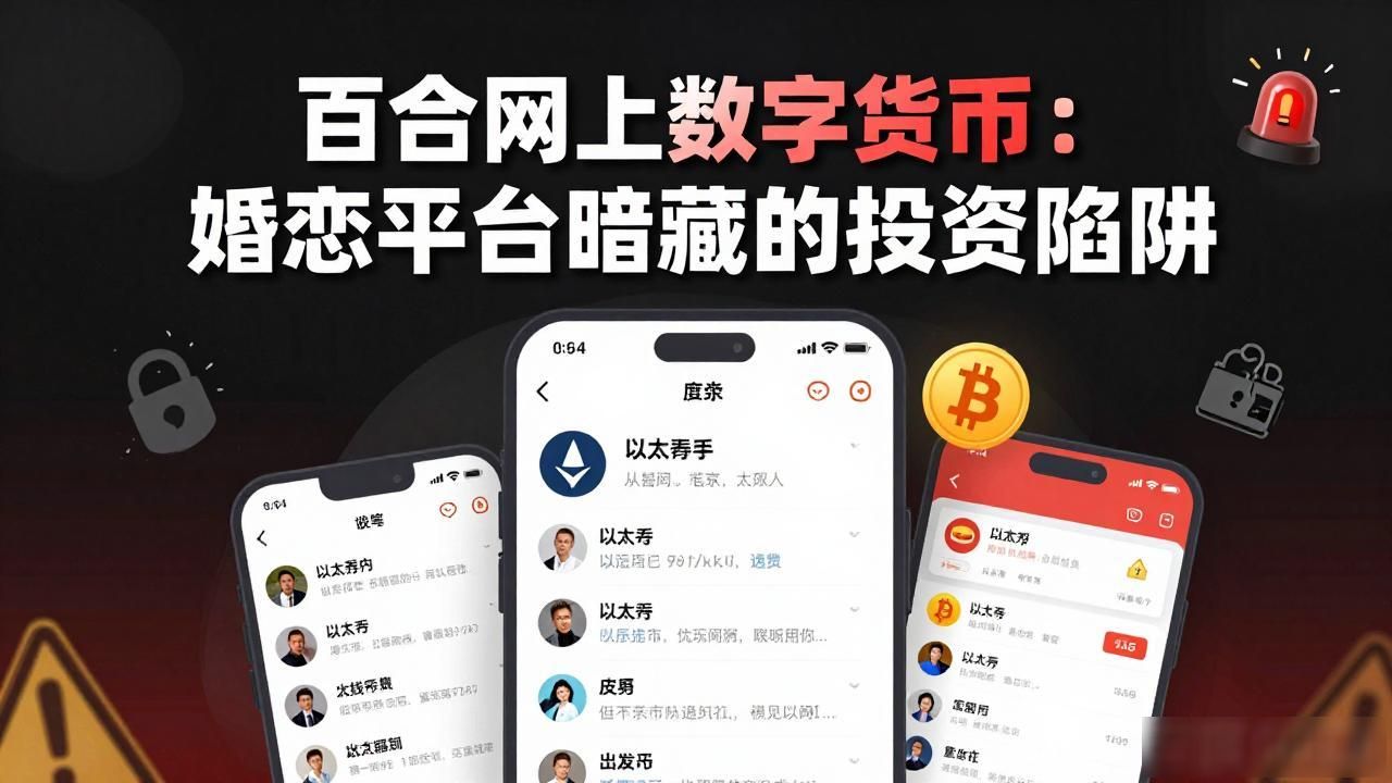 百合网上数字货币:婚恋平台暗藏的投资陷阱
