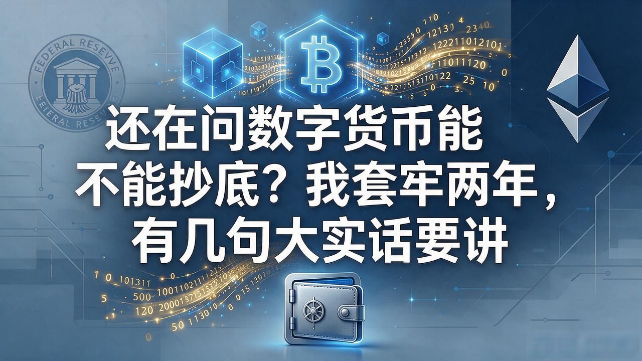 还在问数字货币能不能抄底?我套牢两年,有几句大实话要讲