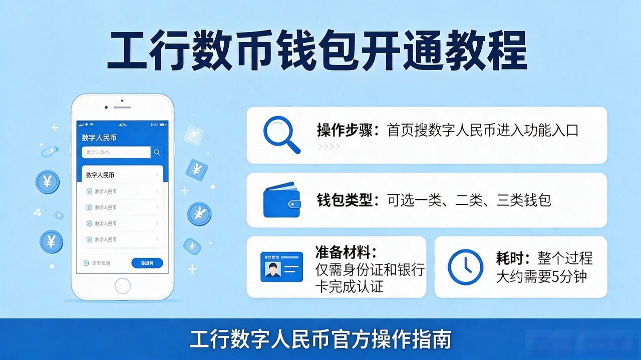 工行app数字货币怎么开通 超详细操作教程几步就能搞定