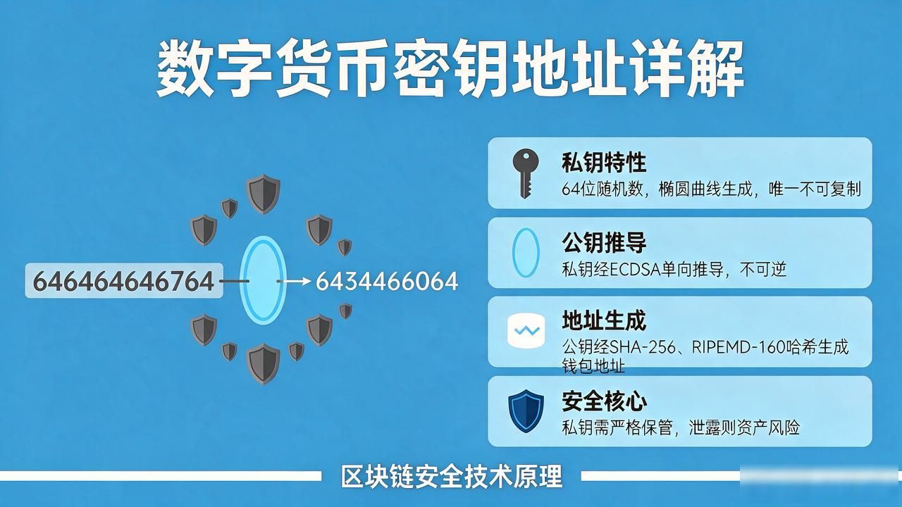 数字货币密钥地址详解:一文读懂钱包安全核心