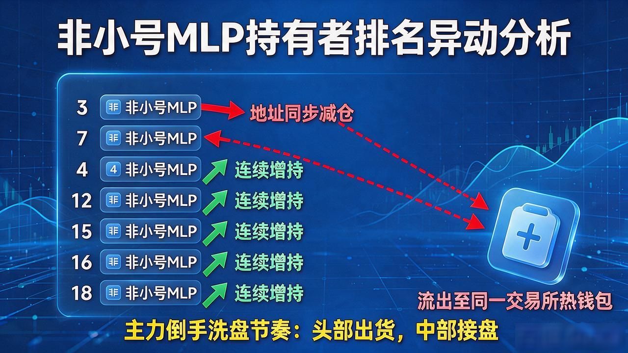 非小号MLP持有排名怎么读?币圈老手拆解大户持仓变动门道