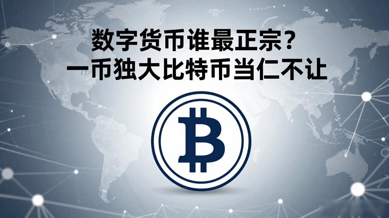 数字货币谁最正宗?一币独大比特币当仁不让