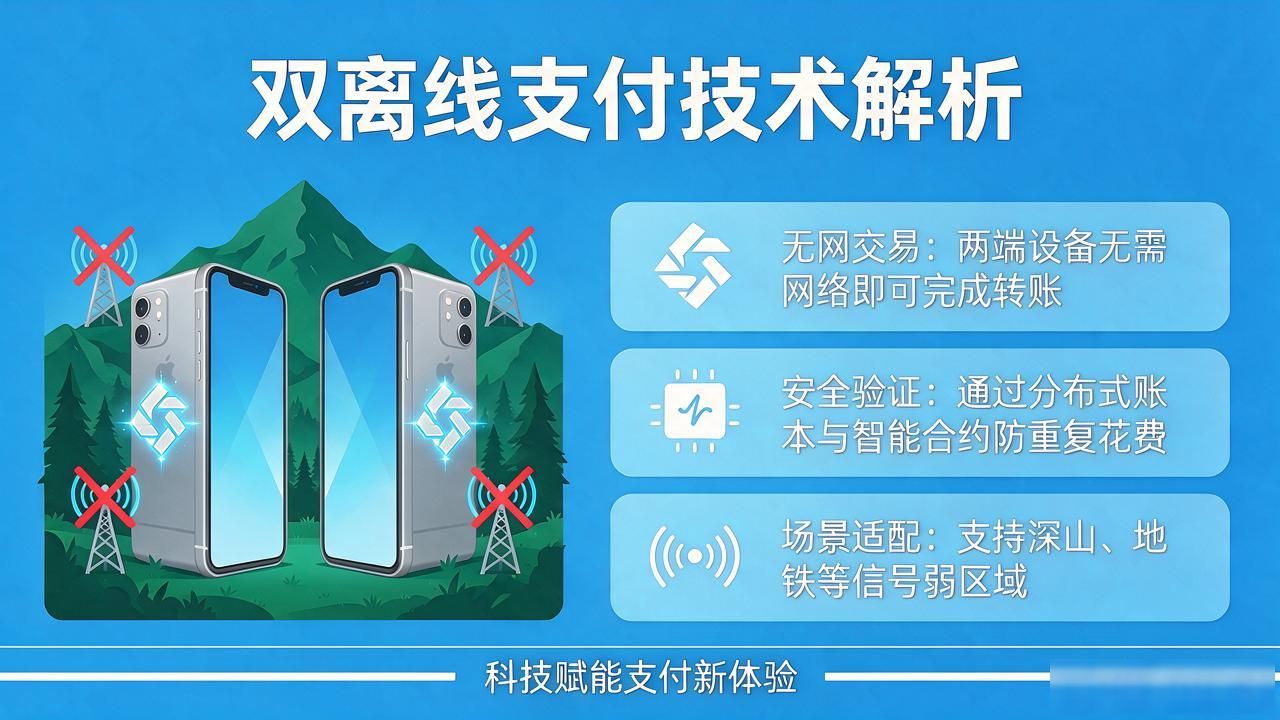 数字货币双离线支付:手机没网也能转账,到底怎么实现的?