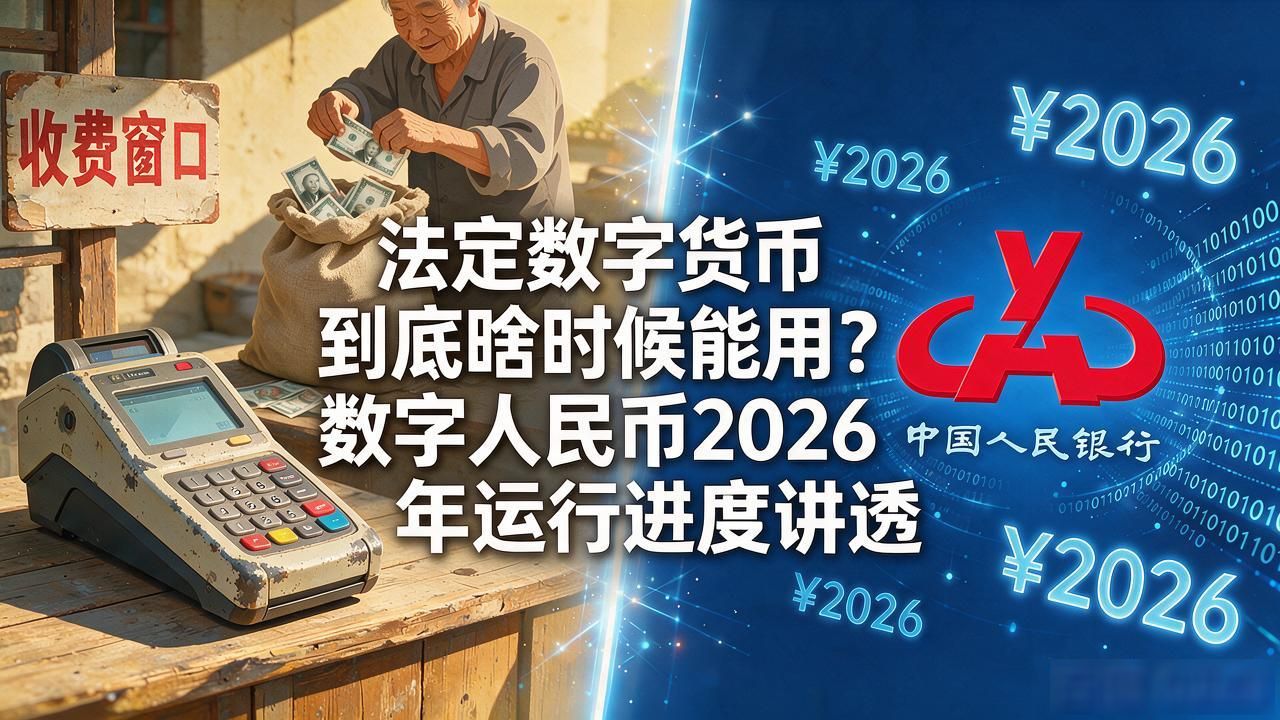 法定数字货币到底啥时候能用?数字人民币2026年运行进度讲透