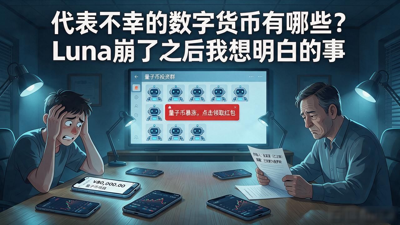 代表不幸的数字货币有哪些?Luna崩了之后我想明白的事