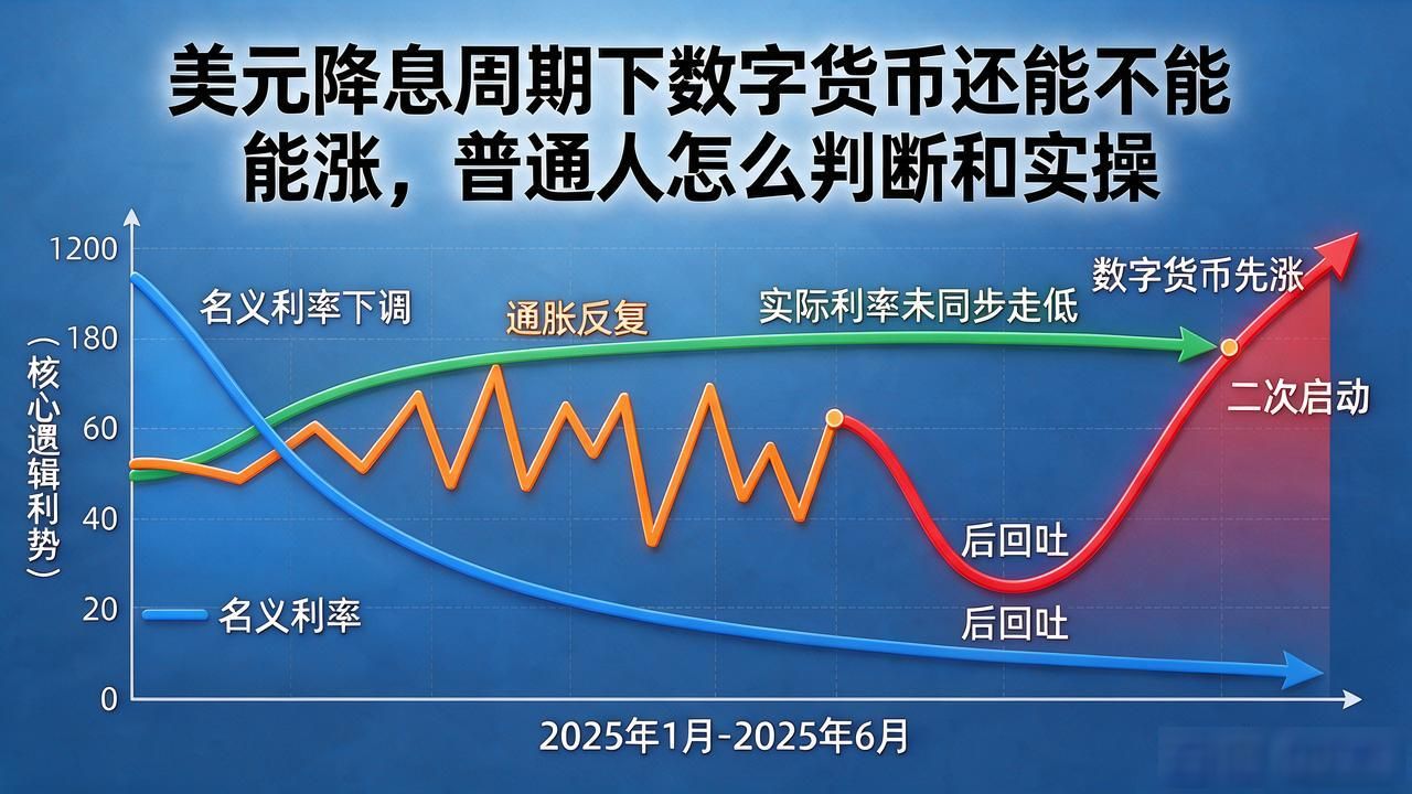 美元降息周期下数字货币还能不能涨,普通人怎么判断和实操