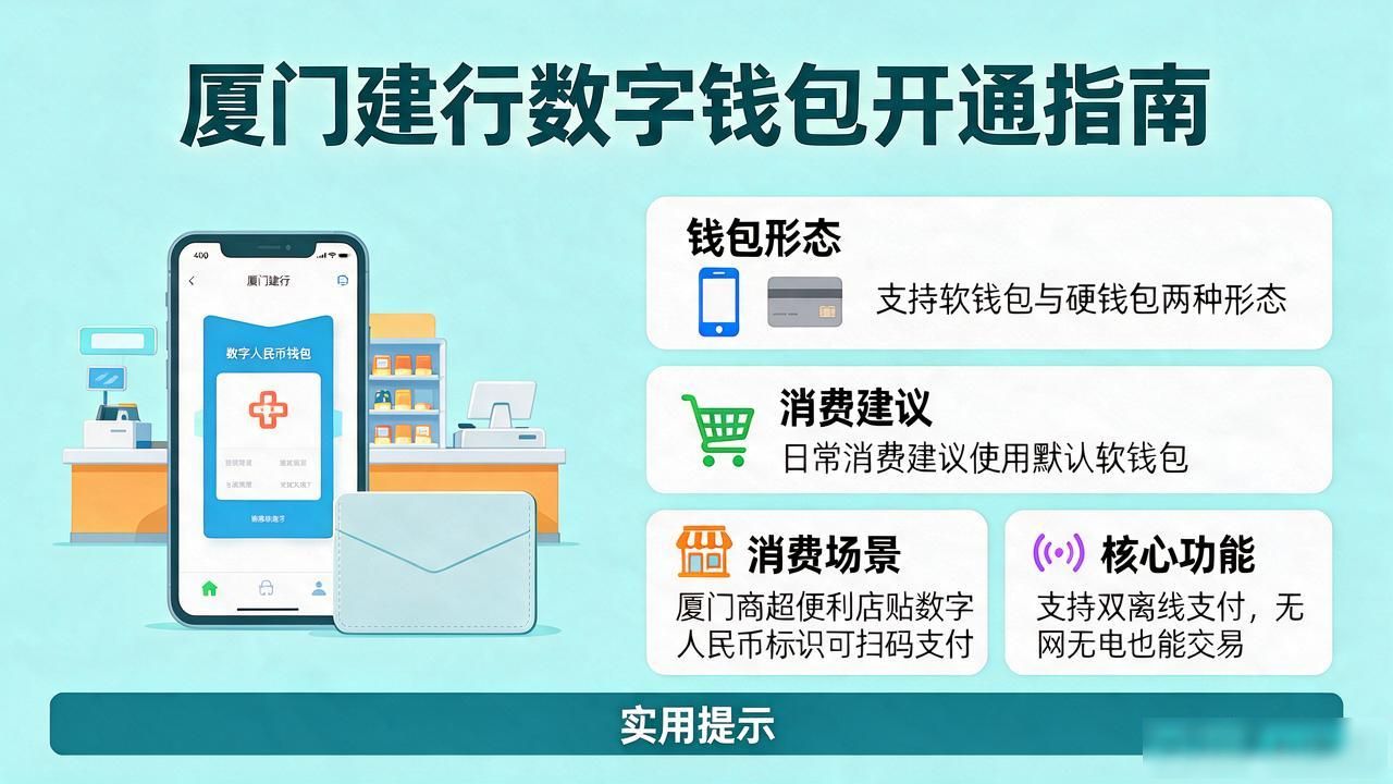 厦门建行数字货币怎么领?钱包开通指南