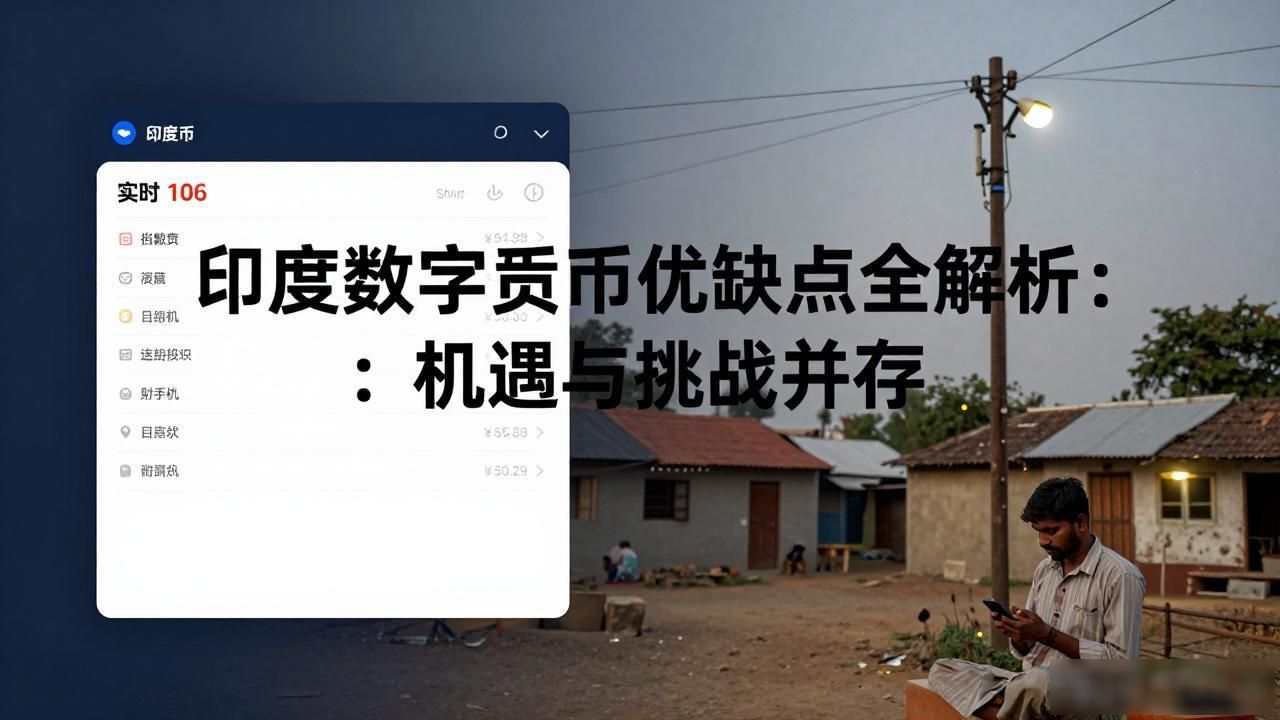 印度数字货币优缺点全解析:机遇与挑战并存
