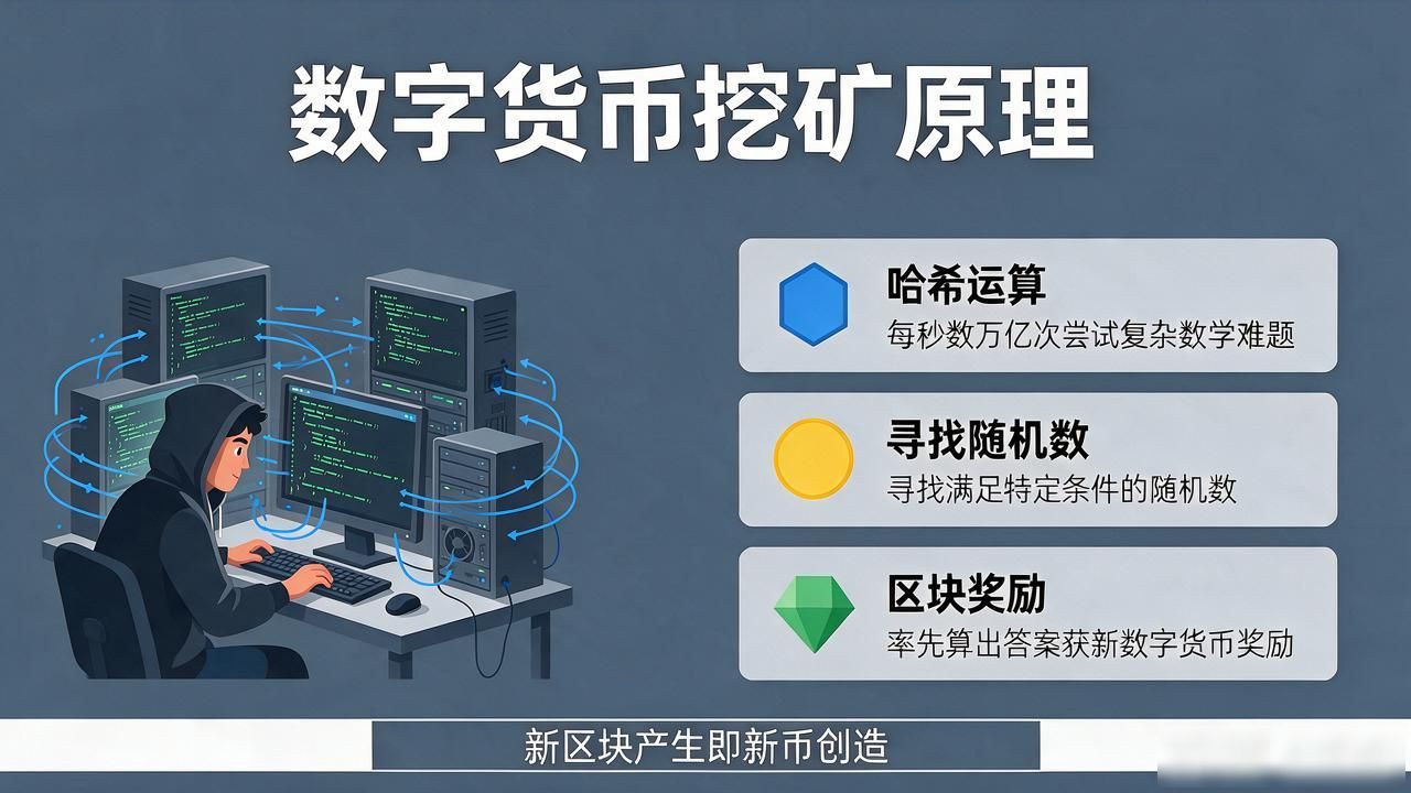 数字货币是怎么产生的?一文讲清挖矿原理