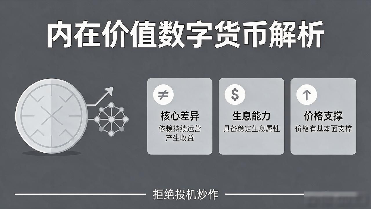 内在价值数字货币是指啥?别被概念忽悠了