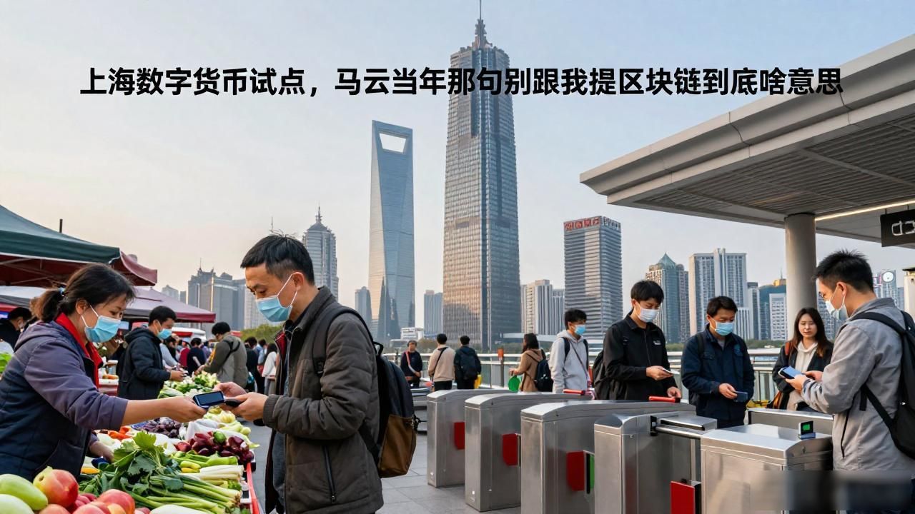 上海数字货币试点,马云当年那句别跟我提区块链到底啥意思