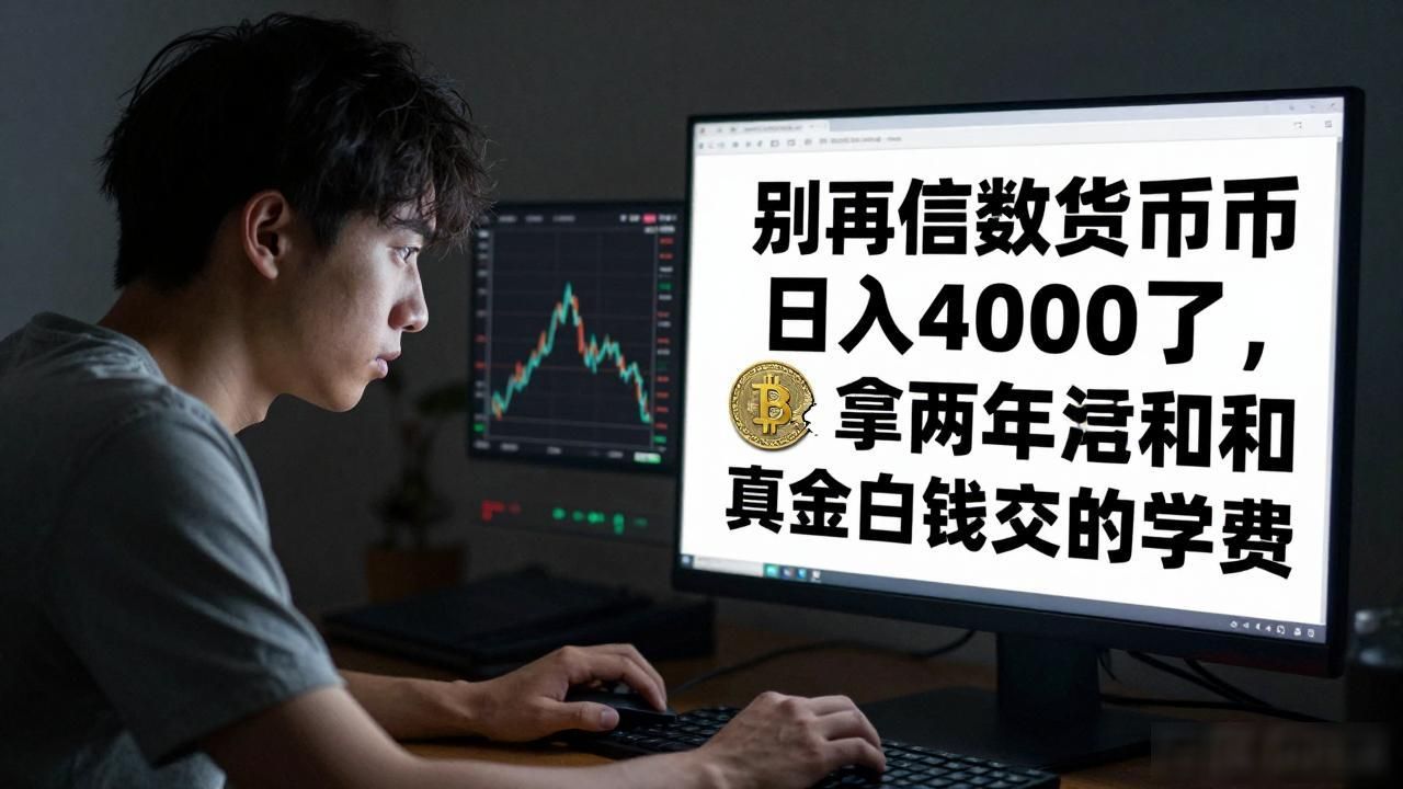 别再信数字货币日入4000了,我拿两年时间和真金白银交的学费