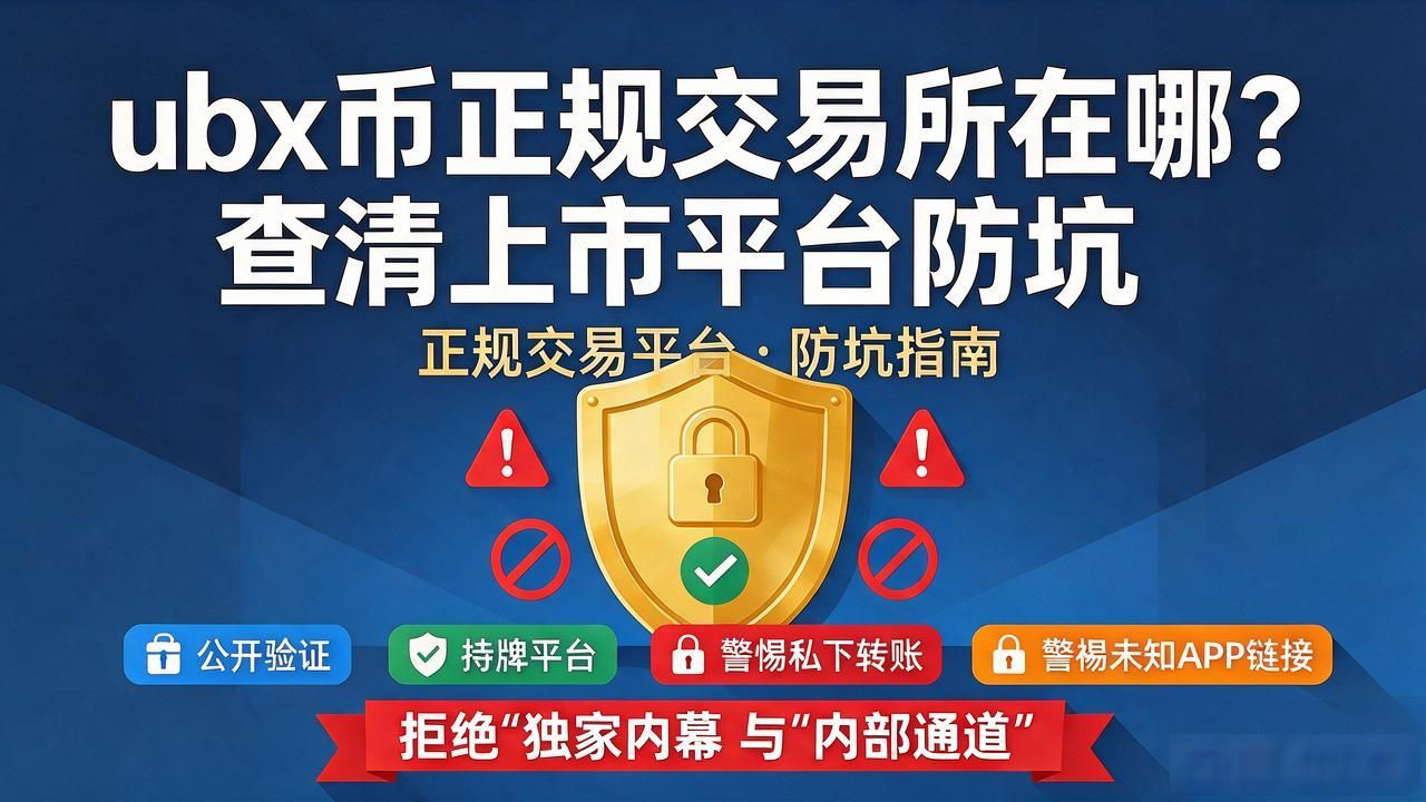 ubx币正规交易所在哪?查清上市平台防坑