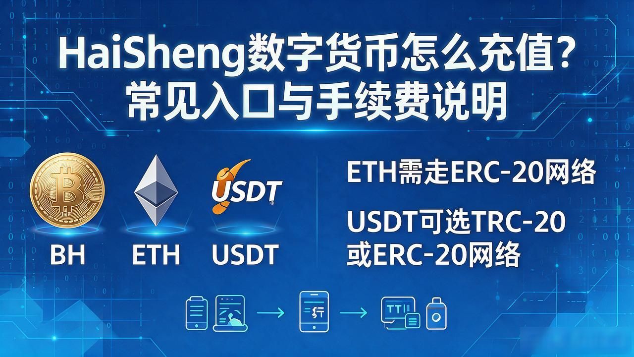 HaiSheng数字货币怎么充值?常见入口与手续费说明
